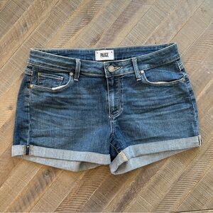 Paige denim rolled cuff shorts - size 27